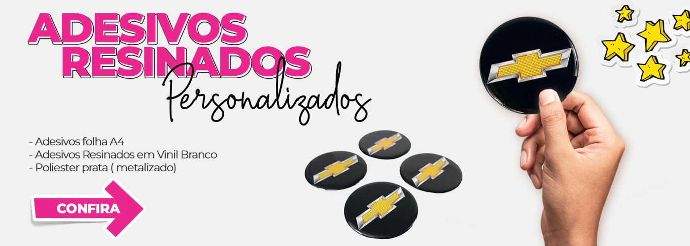 Adesivos Resinados Personalizados