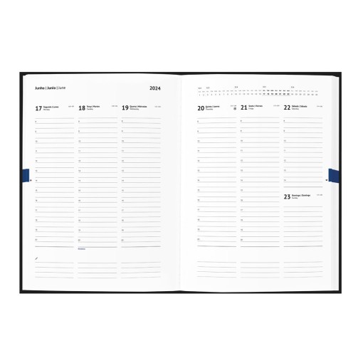 Agenda B5 2025 Capa Rígida Personalizada para Brinde