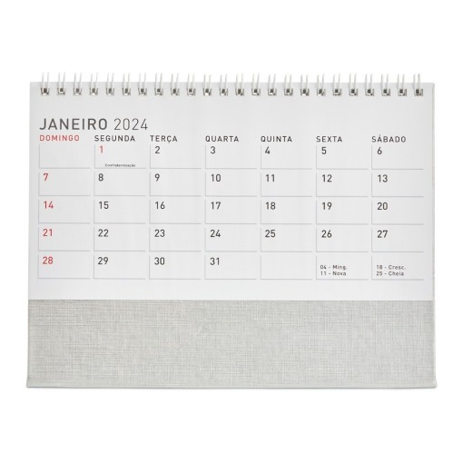 Calendário de Mesa 2025 Personalizado