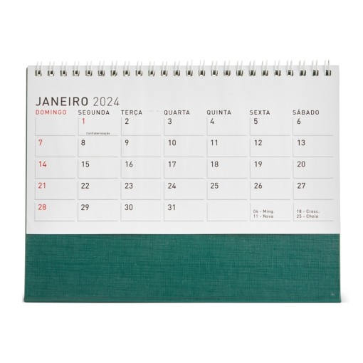 Calendário de Mesa 2025 Personalizado