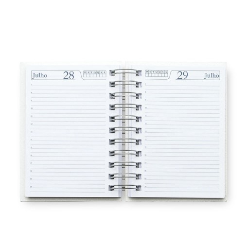Agenda de Bolso Espiral Personalizada 2022