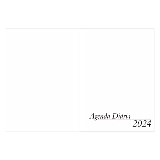 Agenda diária 2025 Personalizada com Logo