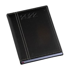 Agenda Diária Couro Sintético Personalizada 2022