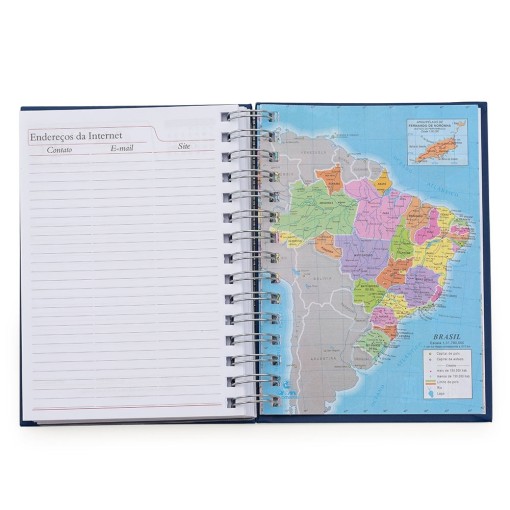 Agenda Diária Wire-o 2022 Personalizada Diária