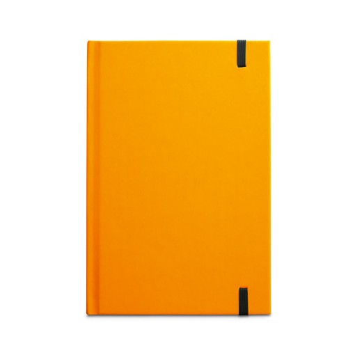 Caderno Capa Dura Fluorescente e Miolo Com Folhas Pautadas Personalizado