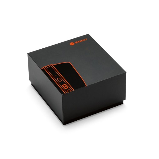 caixa de som com microfone Com Logotipo Da Empresa