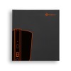 caixa de som com microfone Com Logotipo Da Empresa