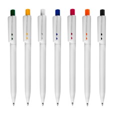 Caneta Branca Personalizada