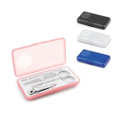 Kit Manicure 4 Peças Com Estojo Plástico Personalizado