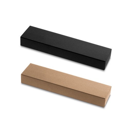 Estojo em papel kraft para 1 esferográfica corporativo