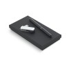Conjunto esferográfica e pen drive com logotipo