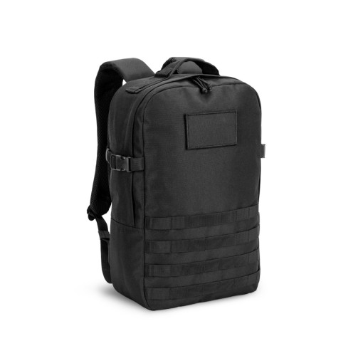 Mochila estilo militar em poliéster reciclado 600D, de alta densidade, com bolso para notebook 17'3