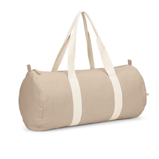 Bolsa esportiva em algodão reciclado e poliéster reciclado (380 g/m² ) promocional