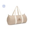 Bolsa esportiva em algodão reciclado e poliéster reciclado (380 g/m² ) promocional