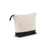 Necessaire de cosméticos 100% algodão (340 g/m²) bicolor corporativo