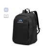 Mochila com um compartimento de abertura total em poliéster reciclado 300D de alta densidade (16