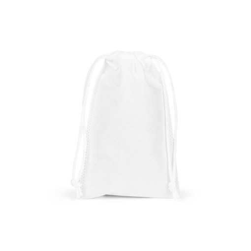 Sacola pequena em non-woven (60 g/m²) termo-selada promocional