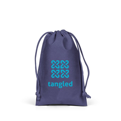 Sacola pequena em non-woven (60 g/m²) termo-selada promocional