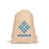 Sacola grande em non-woven (60 g/m²) termo-selada com logotipo