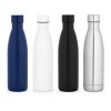 Garrafa em aço inox 90% reciclado de parede dupla térmica, isolada a vácuo e acabamento mate 810 mL com logotipo