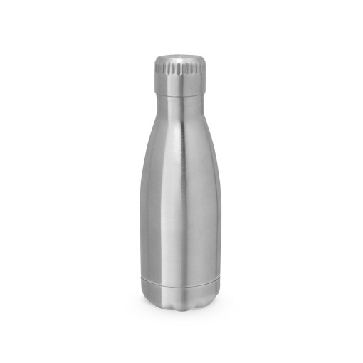 Garrafa para sublimação em aço inox com parede dupla, isolada a vácuo 380 mL com logotipo