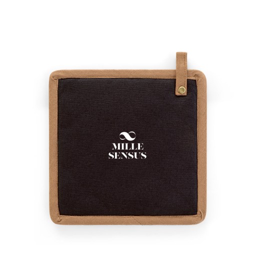 Pegador de cozinha em algodão canvas (275 g/m²) personalizado