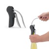 Saca-rolhas em ABS e zinco com alavanca automática para abertura fácil promocional