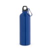Squeeze esportiva em aço inox de parede simples com mosquetão 790 mL promocional