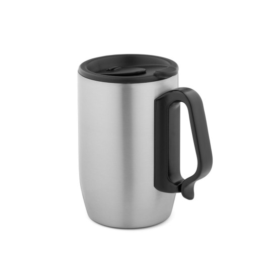 Caneca de viagem térmica em aço inox (400 mL) corporativo