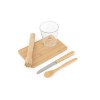 Kit para caipirinha com 5 peças em bambu promocional