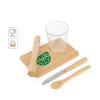 Kit para caipirinha com 5 peças em bambu promocional