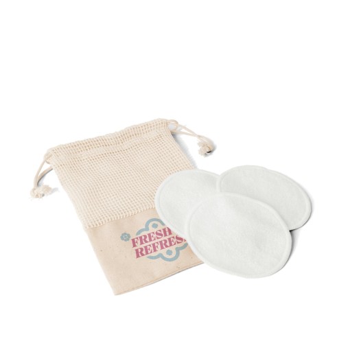 Conjunto de 3 discos de limpeza facial laváveis e reutilizáveis corporativo