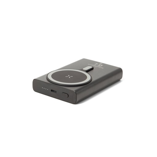 Bateria portátil magnética com carregamento super-rápido em alumínio reciclado e ABS reciclado (10'000 mAh) personalizado