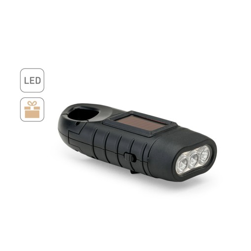 Lanterna compacta de 0'5 W em ABS, com 3 LEDs brancos com 90 lumens corporativo